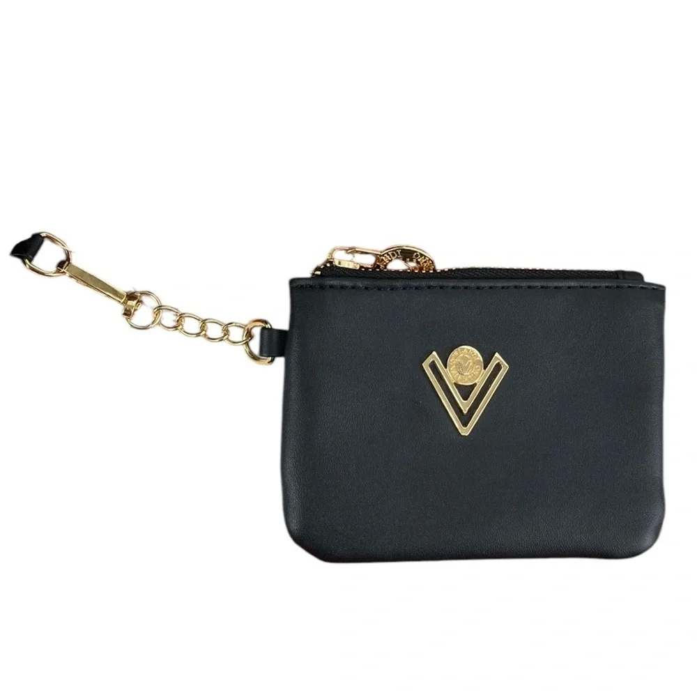 Valentino Orlandi Black Studded Vegan Leather Crossbody Bag and Coin Purse - Picture 10 of 17
